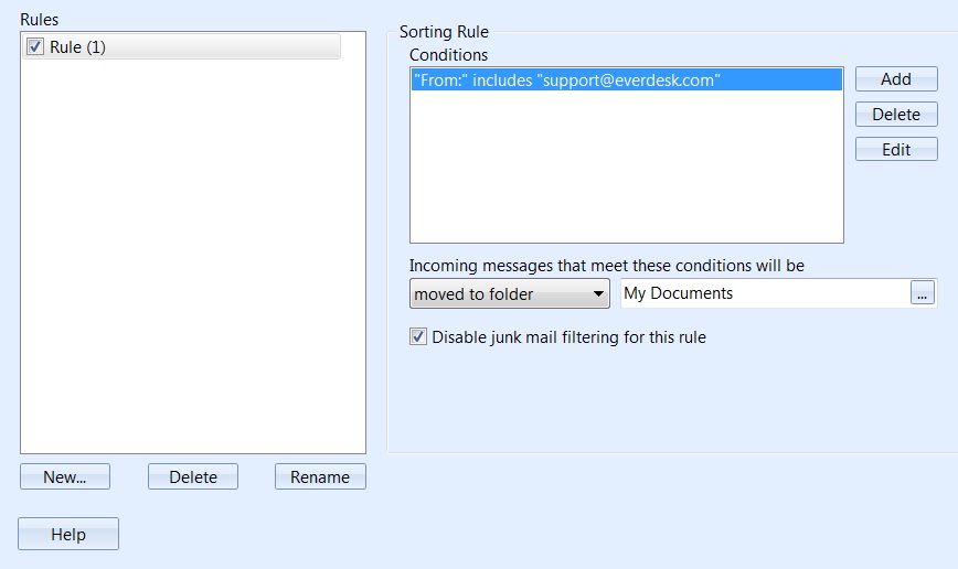 Sortingrulesscreen Sortingrulesscreen